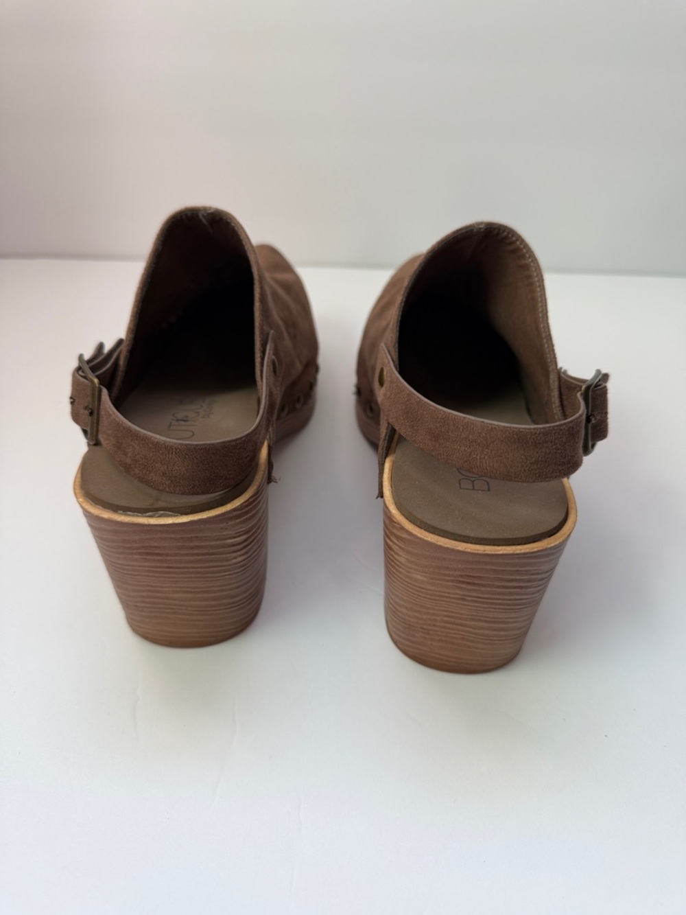 Corkys Boutique Mayra Slingback Platform Clogs Brown Studded Size 7 - Picture 5 of 11